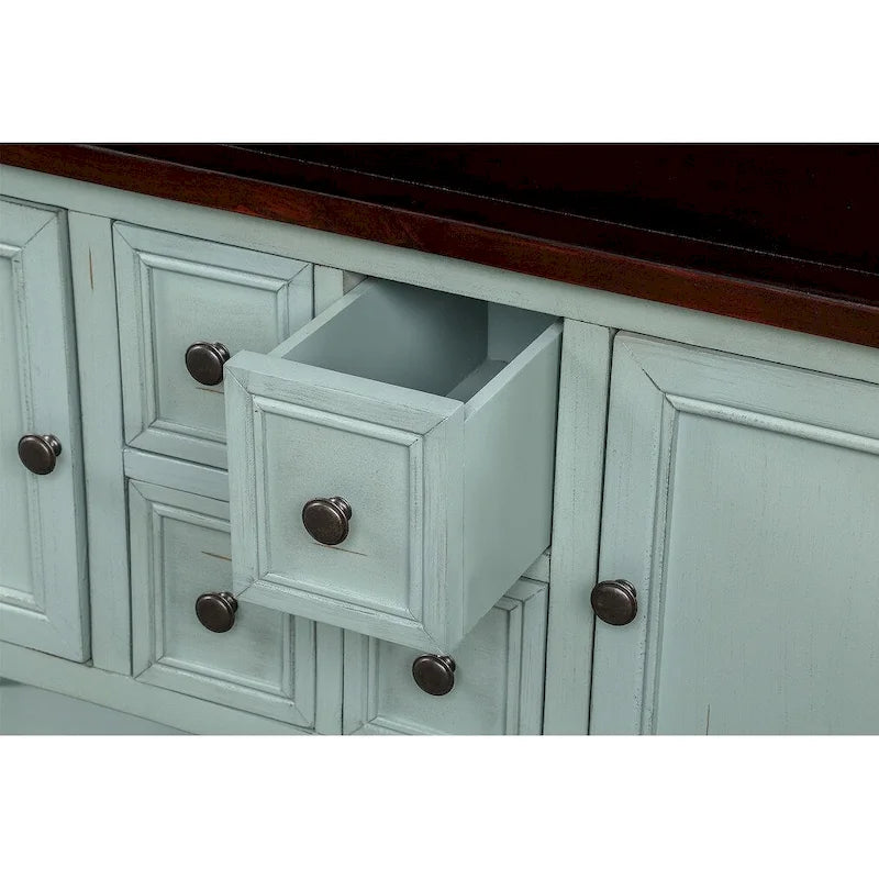 Buffet console moderne avec étagère inférieure