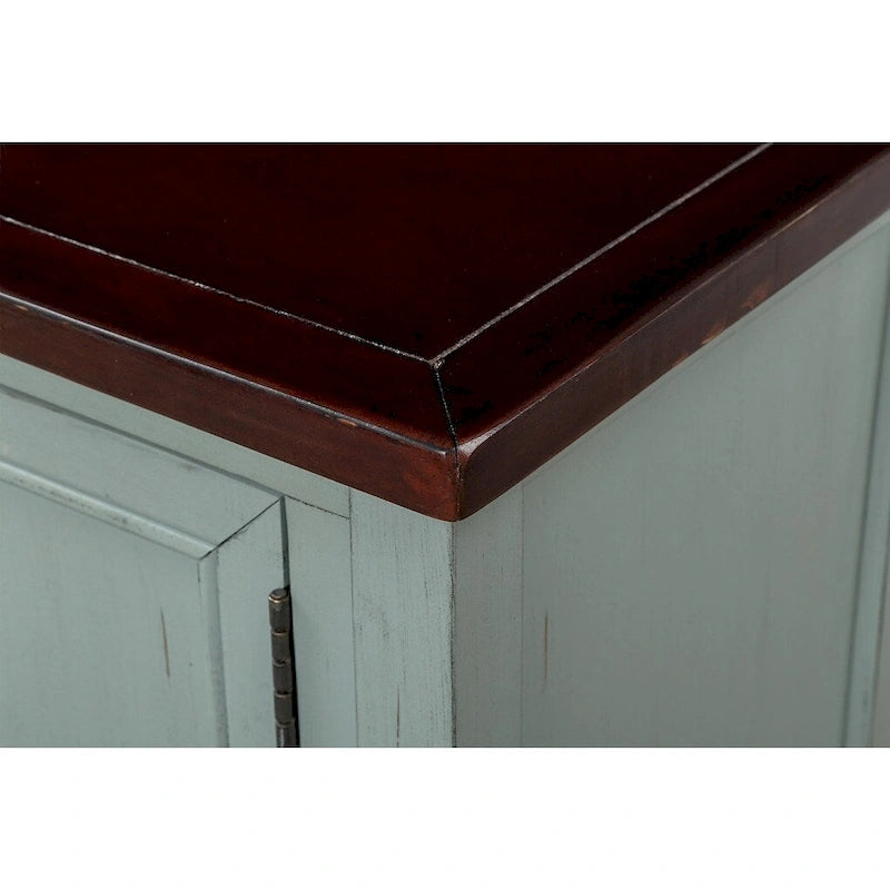 Buffet console moderne avec étagère inférieure
