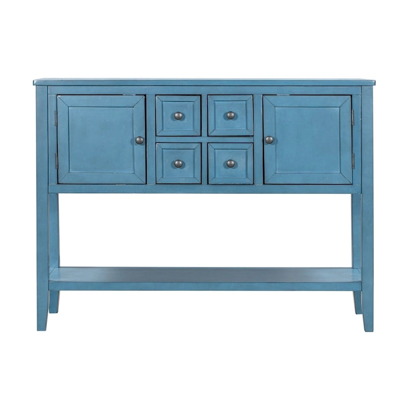 Buffet console moderne avec étagère inférieure
