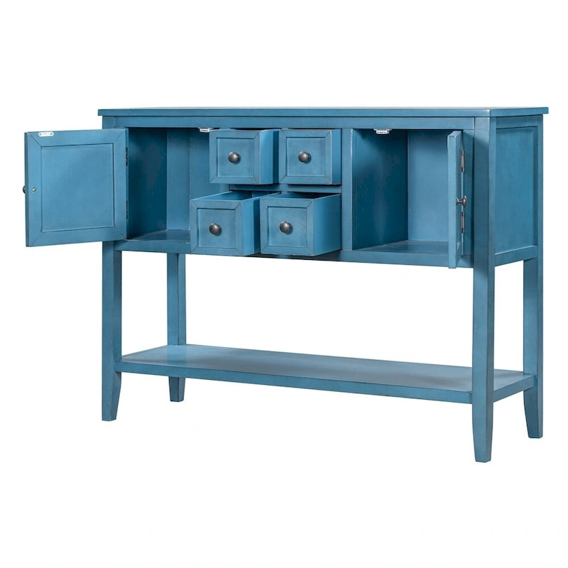 Buffet console moderne avec étagère inférieure
