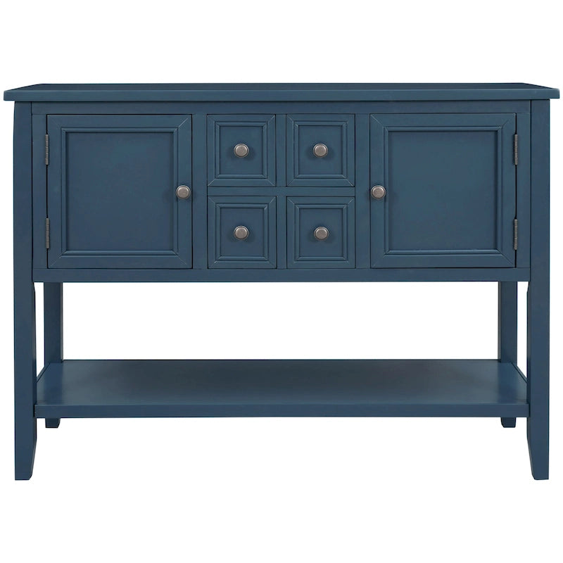Buffet console moderne avec étagère inférieure