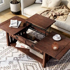 Table basse relevable en bois DH BASIC Mission de 46 pouces