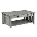 Table basse relevable en bois DH BASIC Mission de 46 pouces