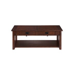 Table basse relevable en bois DH BASIC Mission de 46 pouces