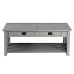 Table basse relevable en bois DH BASIC Mission de 46 pouces