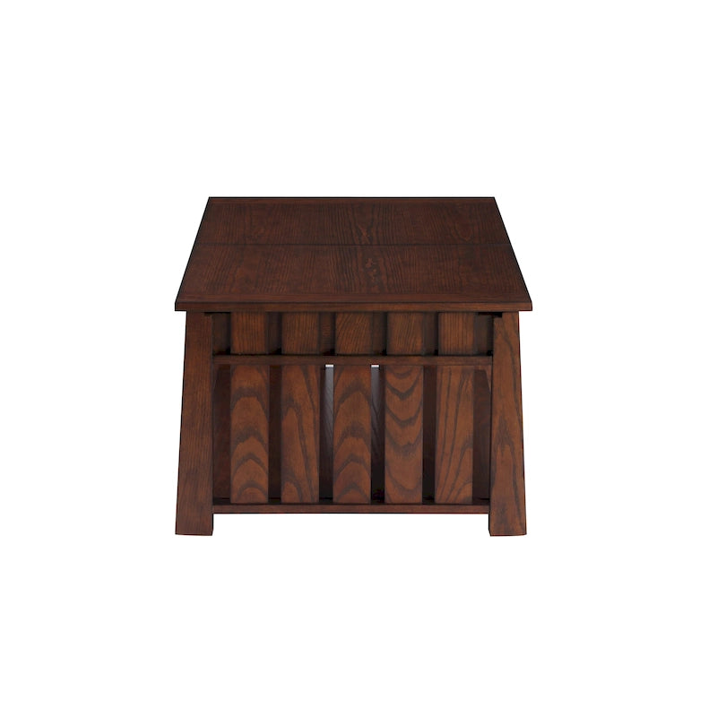 Table basse relevable en bois DH BASIC Mission de 46 pouces