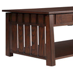 Table basse relevable en bois DH BASIC Mission de 46 pouces