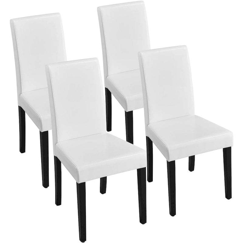 Yaheetech Lot de 4 chaises de salle à manger à dossier haut pour la maison