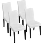 Yaheetech Lot de 4 chaises de salle à manger à dossier haut pour la maison