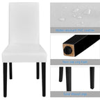 Yaheetech Lot de 4 chaises de salle à manger à dossier haut pour la maison