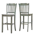 Chaises de bar Eleanor à dossier à lattes (lot de 2) par iNSPIRE Q Classic
