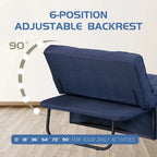 Canapé-lit convertible, fauteuil, pouf pliant, fauteuils inclinables pour salon