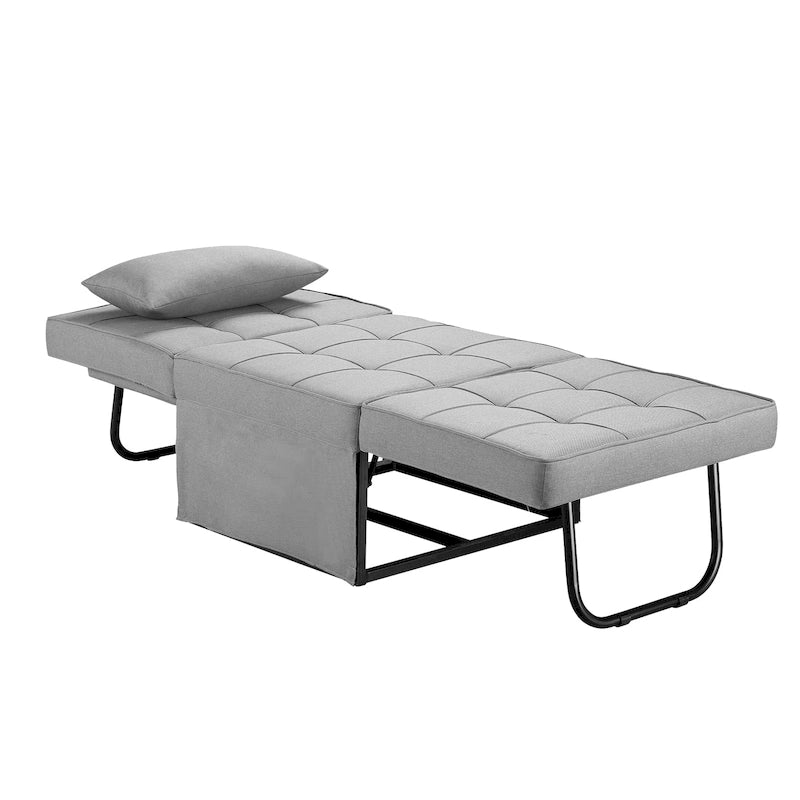 Canapé-lit convertible, fauteuil, pouf pliant, fauteuils inclinables pour salon