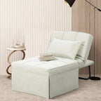 Canapé-lit convertible, fauteuil, pouf pliant, fauteuils inclinables pour salon