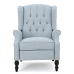 Fauteuil inclinable à oreilles Walter en tissu capitonné par Christopher Knight Home