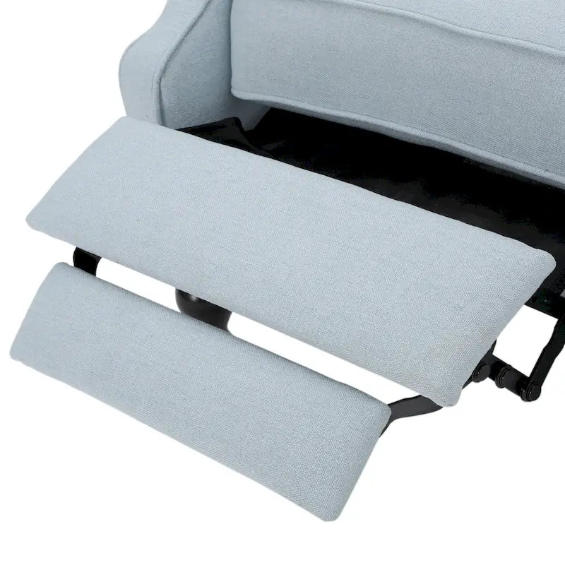 Fauteuil inclinable à oreilles Walter en tissu capitonné par Christopher Knight Home