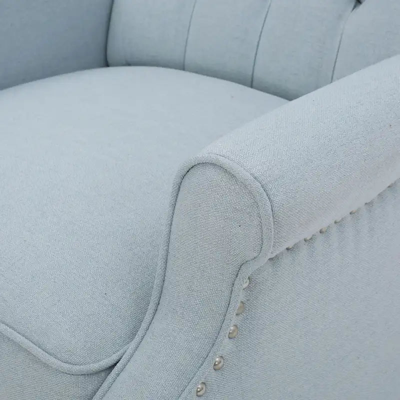 Fauteuil inclinable à oreilles Walter en tissu capitonné par Christopher Knight Home