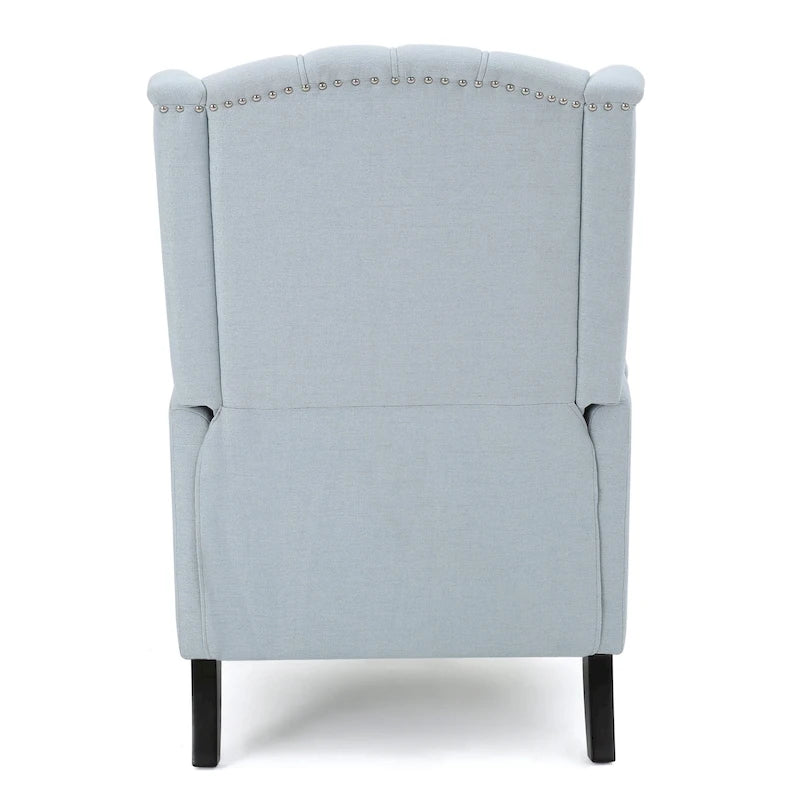 Fauteuil inclinable à oreilles Walter en tissu capitonné par Christopher Knight Home