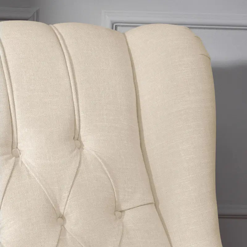 Fauteuil inclinable à oreilles Walter en tissu capitonné par Christopher Knight Home