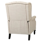 Fauteuil inclinable à oreilles Walter en tissu capitonné par Christopher Knight Home