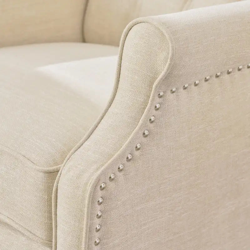 Fauteuil inclinable à oreilles Walter en tissu capitonné par Christopher Knight Home