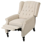 Fauteuil inclinable à oreilles Walter en tissu capitonné par Christopher Knight Home