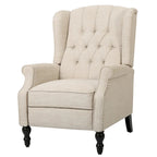 Fauteuil inclinable à oreilles Walter en tissu capitonné par Christopher Knight Home