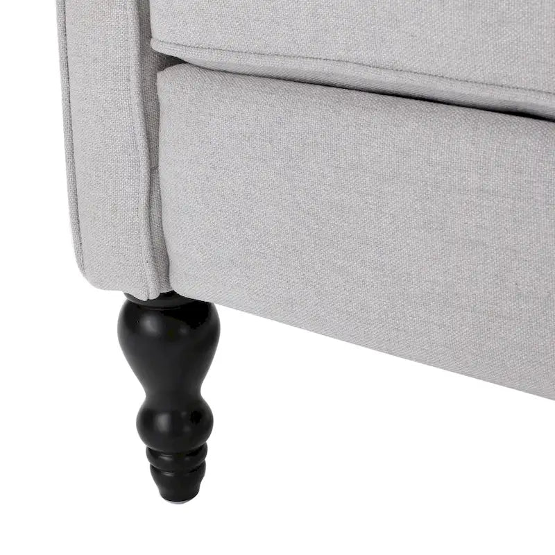 Fauteuil inclinable à oreilles Walter en tissu capitonné par Christopher Knight Home