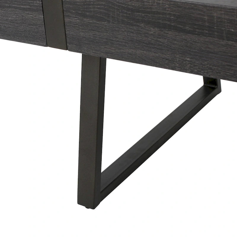 Table basse Abitha en faux bois de Christopher Knight Home - 110 cm (L) x 60 cm (l) x 42,5 cm (H)