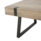 Table basse Abitha en faux bois de Christopher Knight Home - 110 cm (L) x 60 cm (l) x 42,5 cm (H)