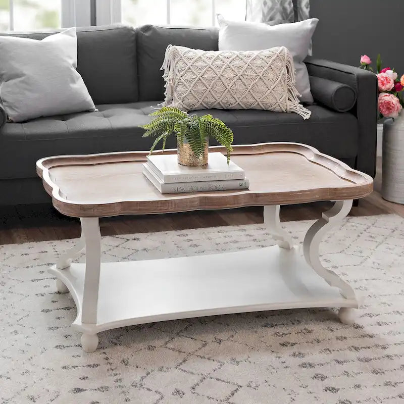 Table basse rustique COZAYH style ferme/cottagecore