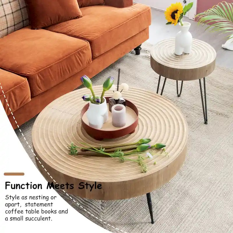 Ensemble de table basse 2 pièces COZAYH
