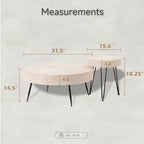 Ensemble de table basse 2 pièces COZAYH
