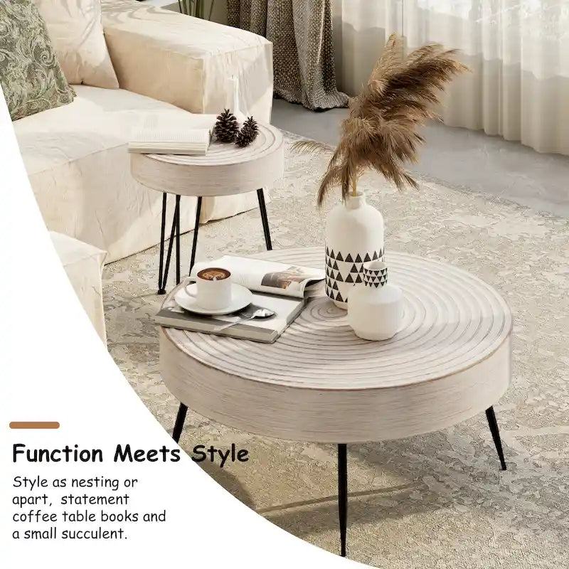 Ensemble de table basse 2 pièces COZAYH