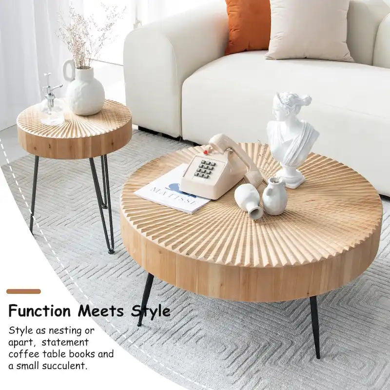 Ensemble de table basse 2 pièces COZAYH