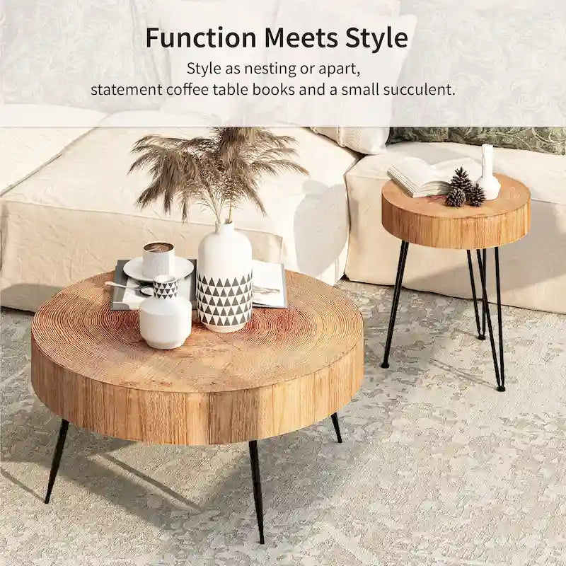 Ensemble de table basse 2 pièces COZAYH