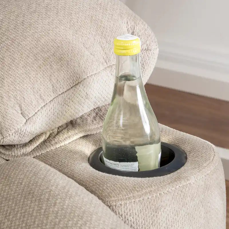 Fauteuil club inclinable à bascule en tissu Gannon de Christopher Knight Home