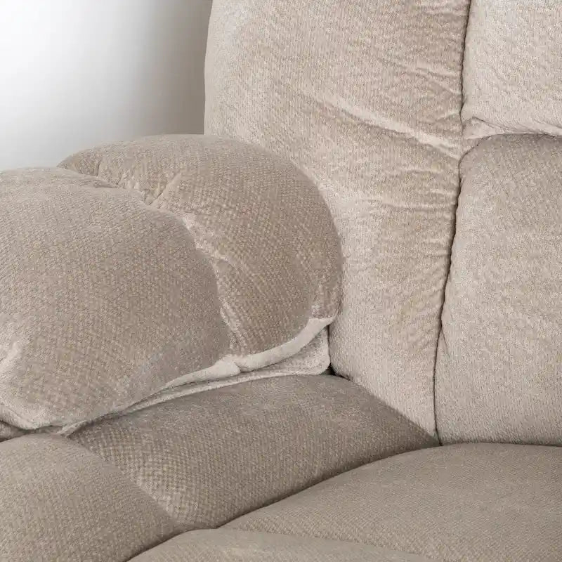 Fauteuil club inclinable à bascule en tissu Gannon de Christopher Knight Home