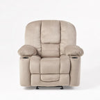 Fauteuil club inclinable à bascule en tissu Gannon de Christopher Knight Home
