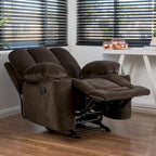 Fauteuil club inclinable à bascule en tissu Gannon de Christopher Knight Home