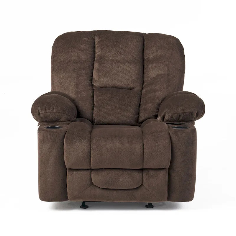 Fauteuil club inclinable à bascule en tissu Gannon de Christopher Knight Home