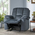 Fauteuil club inclinable à bascule en tissu Gannon de Christopher Knight Home