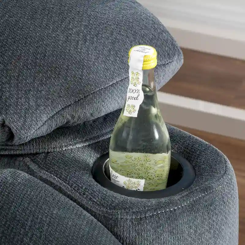Fauteuil club inclinable à bascule en tissu Gannon de Christopher Knight Home