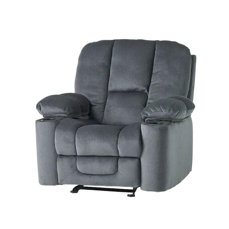 Fauteuil club inclinable à bascule en tissu Gannon de Christopher Knight Home