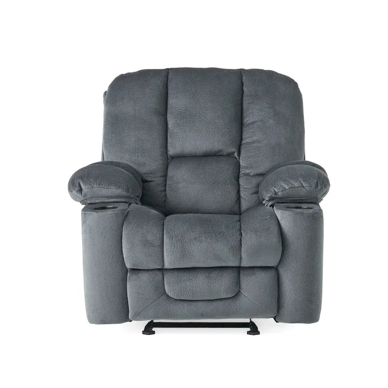 Fauteuil club inclinable à bascule en tissu Gannon de Christopher Knight Home