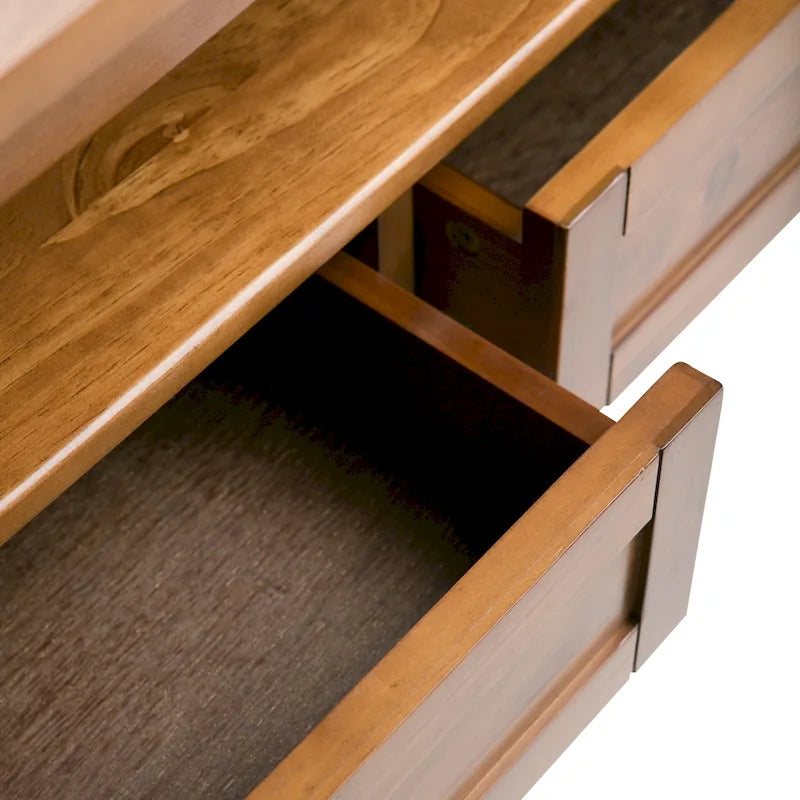 Table basse de style transitionnel en bois Norfolk de WYNDENHALL - 122 cm de large