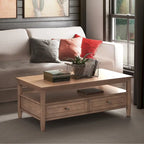 Table basse de style transitionnel en bois Norfolk de WYNDENHALL - 122 cm de large