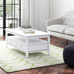 Table basse de style transitionnel en bois Norfolk de WYNDENHALL - 122 cm de large