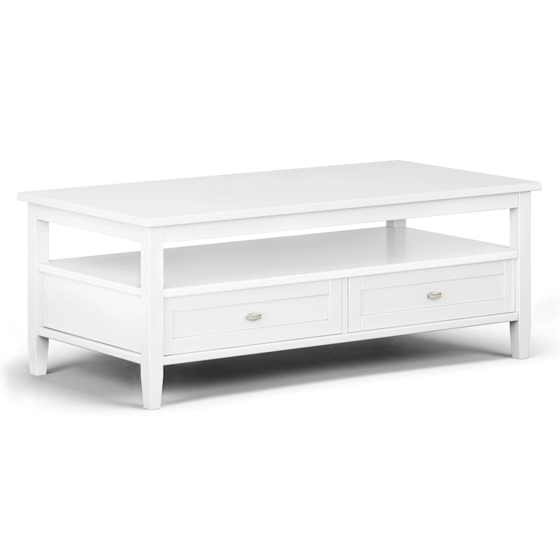 Table basse de style transitionnel en bois Norfolk de WYNDENHALL - 122 cm de large