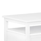 Table basse de style transitionnel en bois Norfolk de WYNDENHALL - 122 cm de large